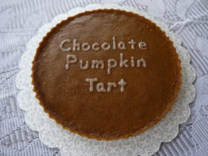 Chocolate Pumpkin Tart