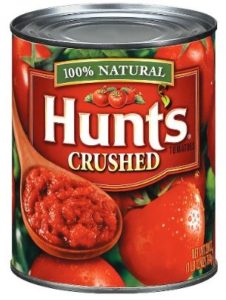Hunts crushed tomatoes