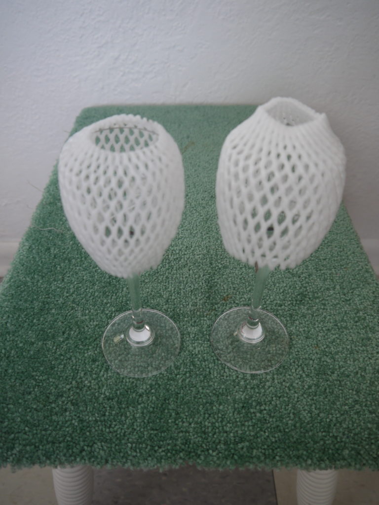 wine glass cover